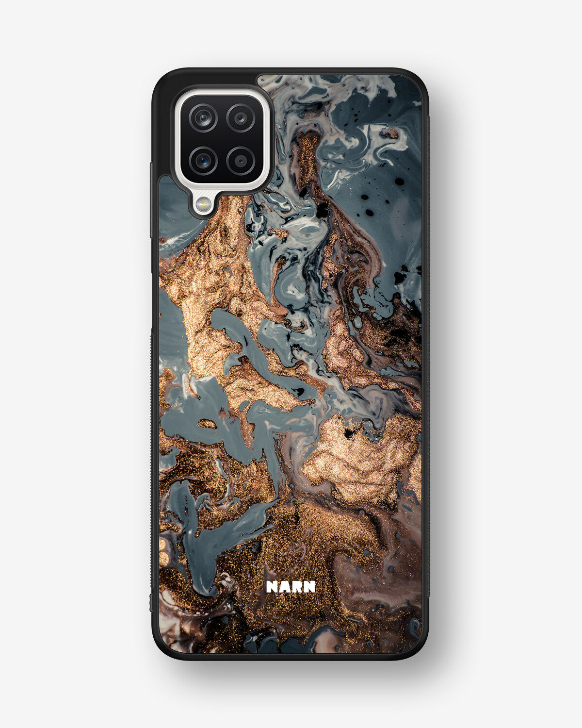 Samsung Galaxy A12 Hard Case – Molten Gold - View 1