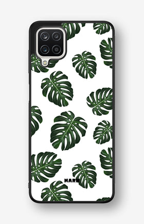 Samsung Galaxy A12 Hard Case – Monstera Pattern - View 1