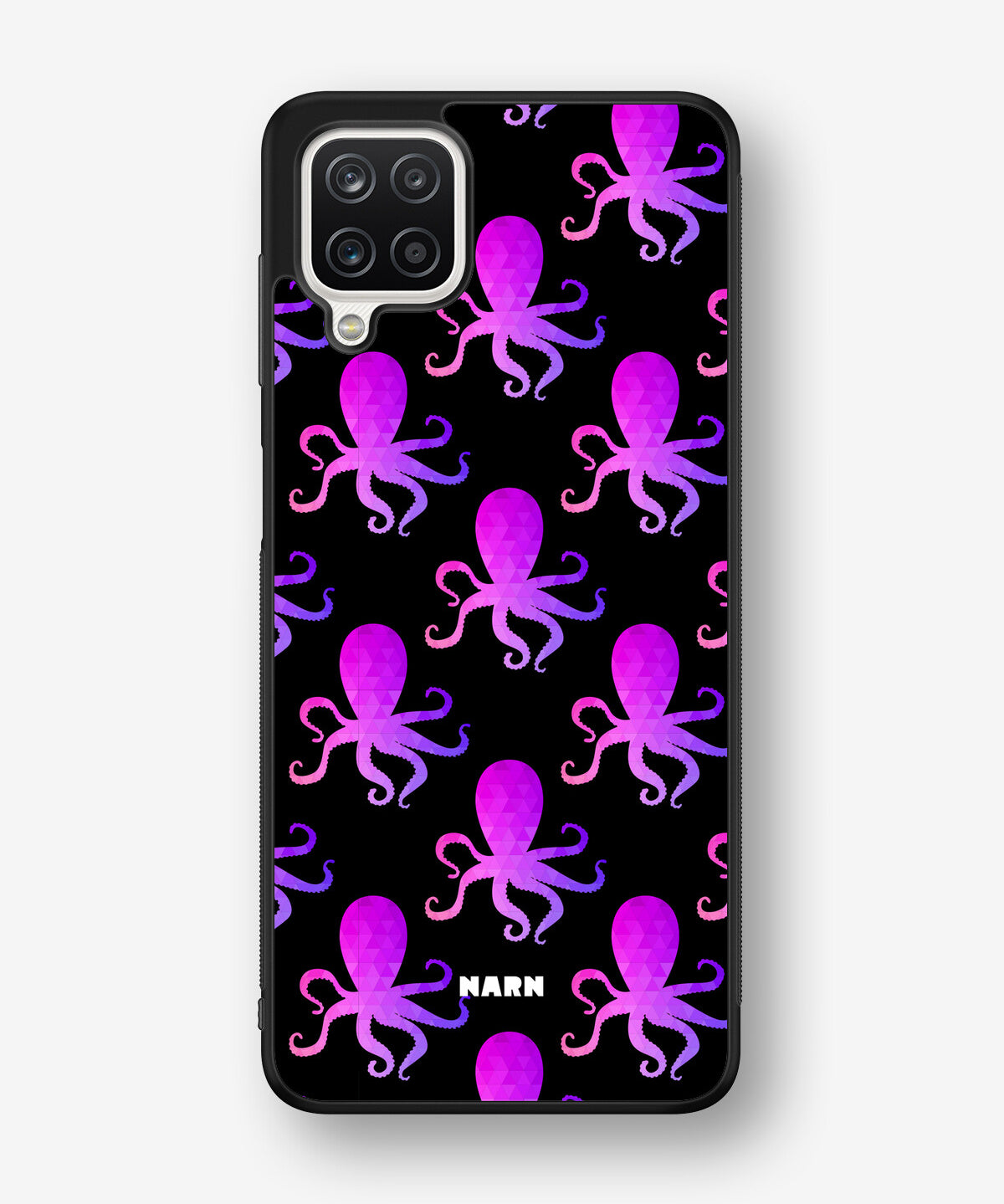 Samsung Galaxy A12 Hard Case – Octopus Pattern - View 1