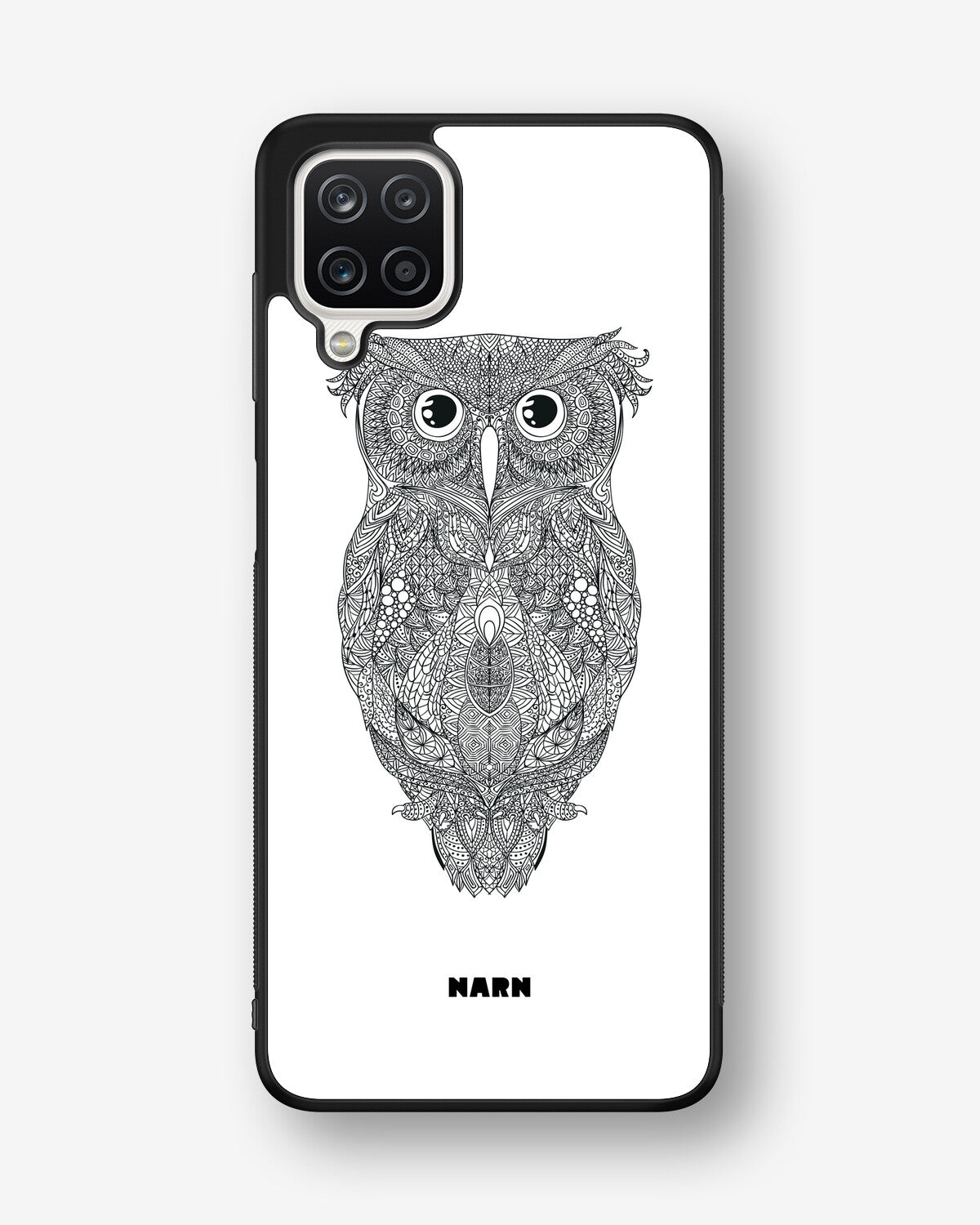 Samsung Galaxy A12 Hard Case – Owl - View 1