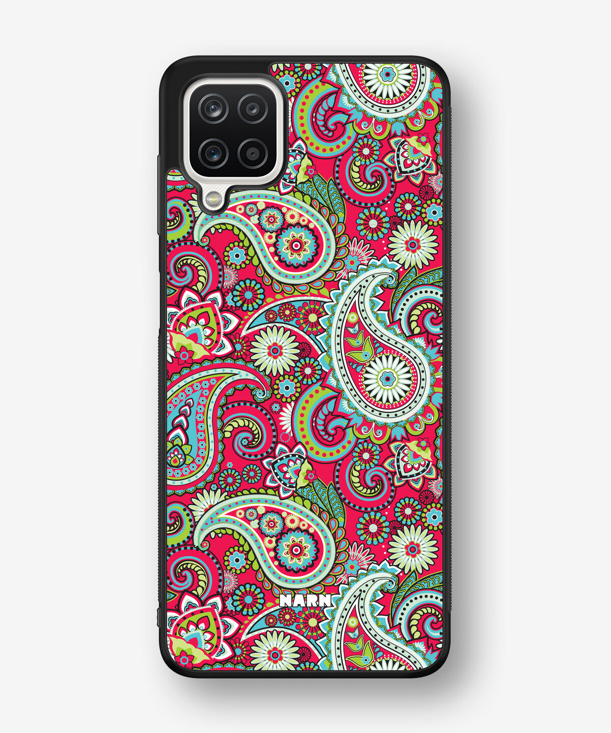 Samsung Galaxy A12 Hard Case – Paisley Paradise - View 1