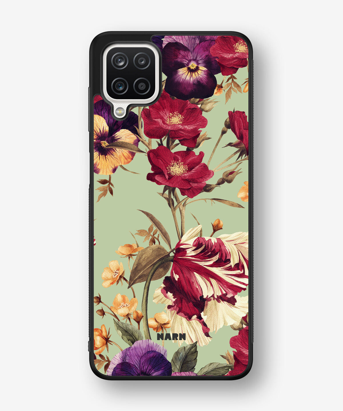 Samsung Galaxy A12 Hard Case – Pansy Pansy - View 1