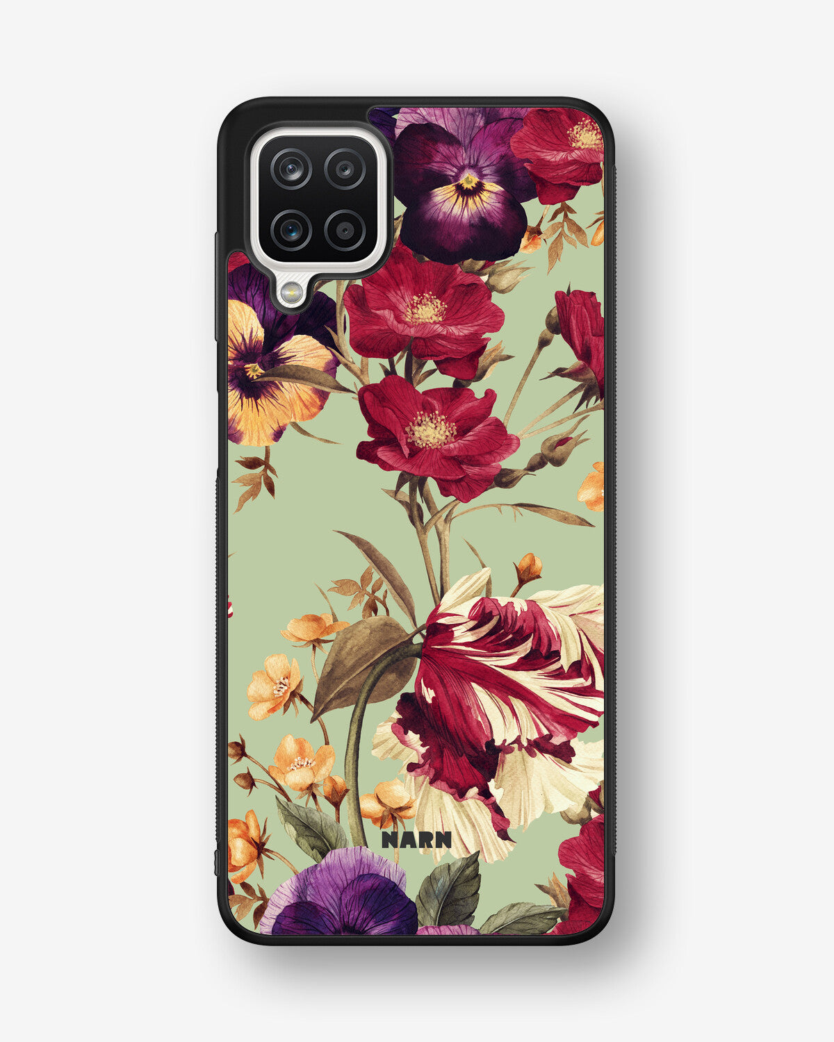 Samsung Galaxy A12 Hard Case – Pansy Pansy - View 1