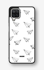 Samsung Galaxy A12 Hard Case – Paper Planes - View 1