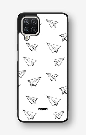 Samsung Galaxy A12 Hard Case – Paper Planes - View 1