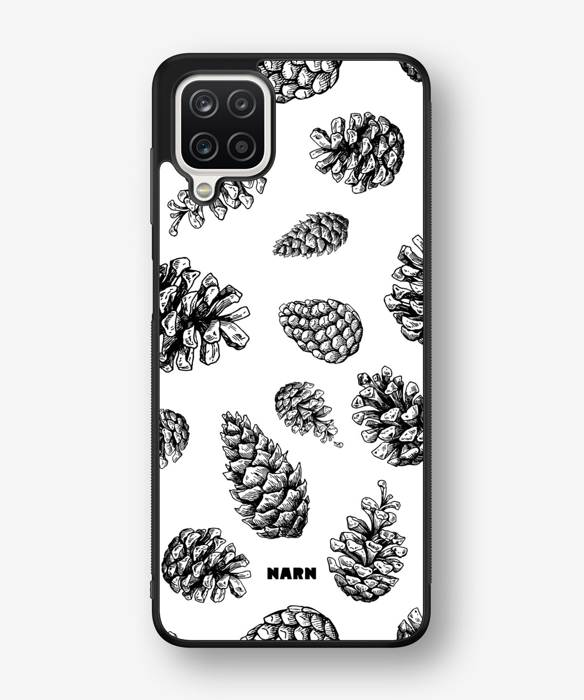 Samsung Galaxy A12 Hard Case – Pine Cones - View 1