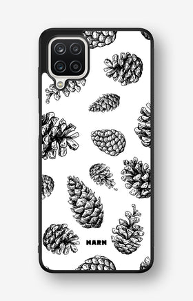 Samsung Galaxy A12 Hard Case – Pine Cones - View 1