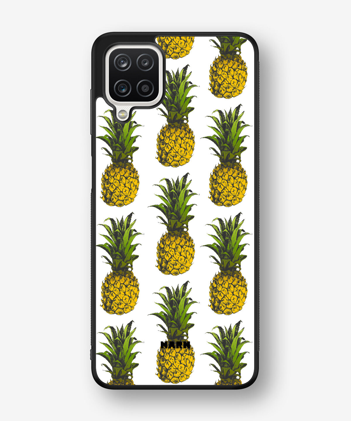 Samsung Galaxy A12 Hard Case – Pineapple Bliss - View 1