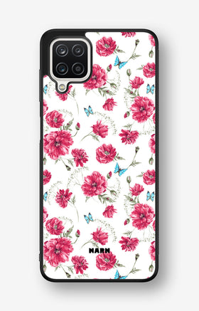 Samsung Galaxy A12 Hard Case – Poppies in Bloom - View 1