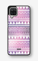 Samsung Galaxy A12 Hard Case – Purple Aztec - View 1