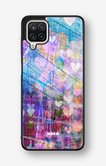 Samsung Galaxy A12 Hard Case – Purple Hearts - View 1