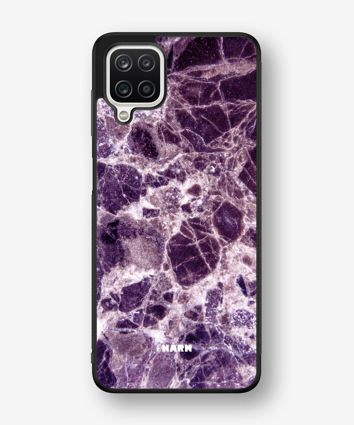 Samsung Galaxy A12 Hard Case – Purple Marble - View 1