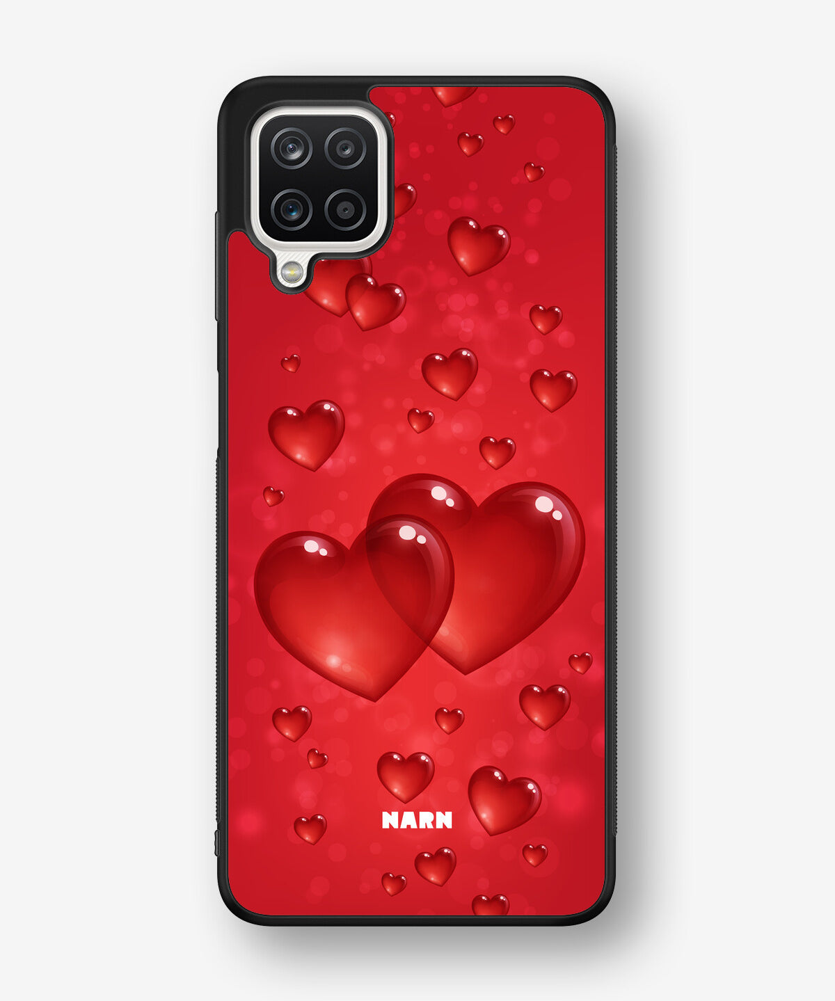 Samsung Galaxy A12 Hard Case – Red Romance - View 1