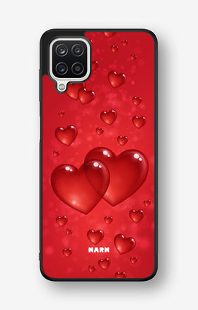 Samsung Galaxy A12 Hard Case – Red Romance - View 1