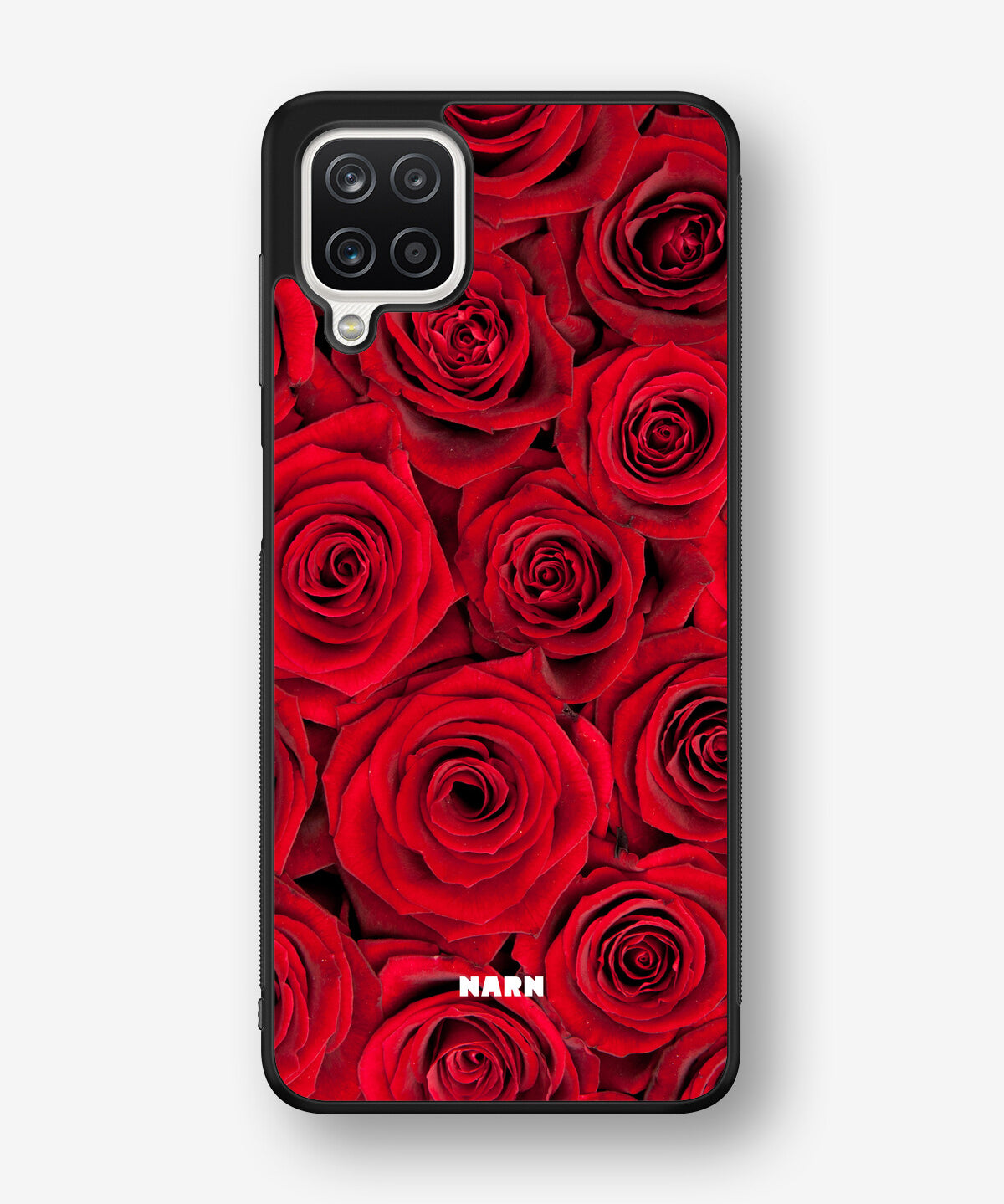 Samsung Galaxy A12 Hard Case – Red Roses - View 1