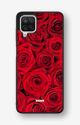 Samsung Galaxy A12 Hard Case – Red Roses - View 1