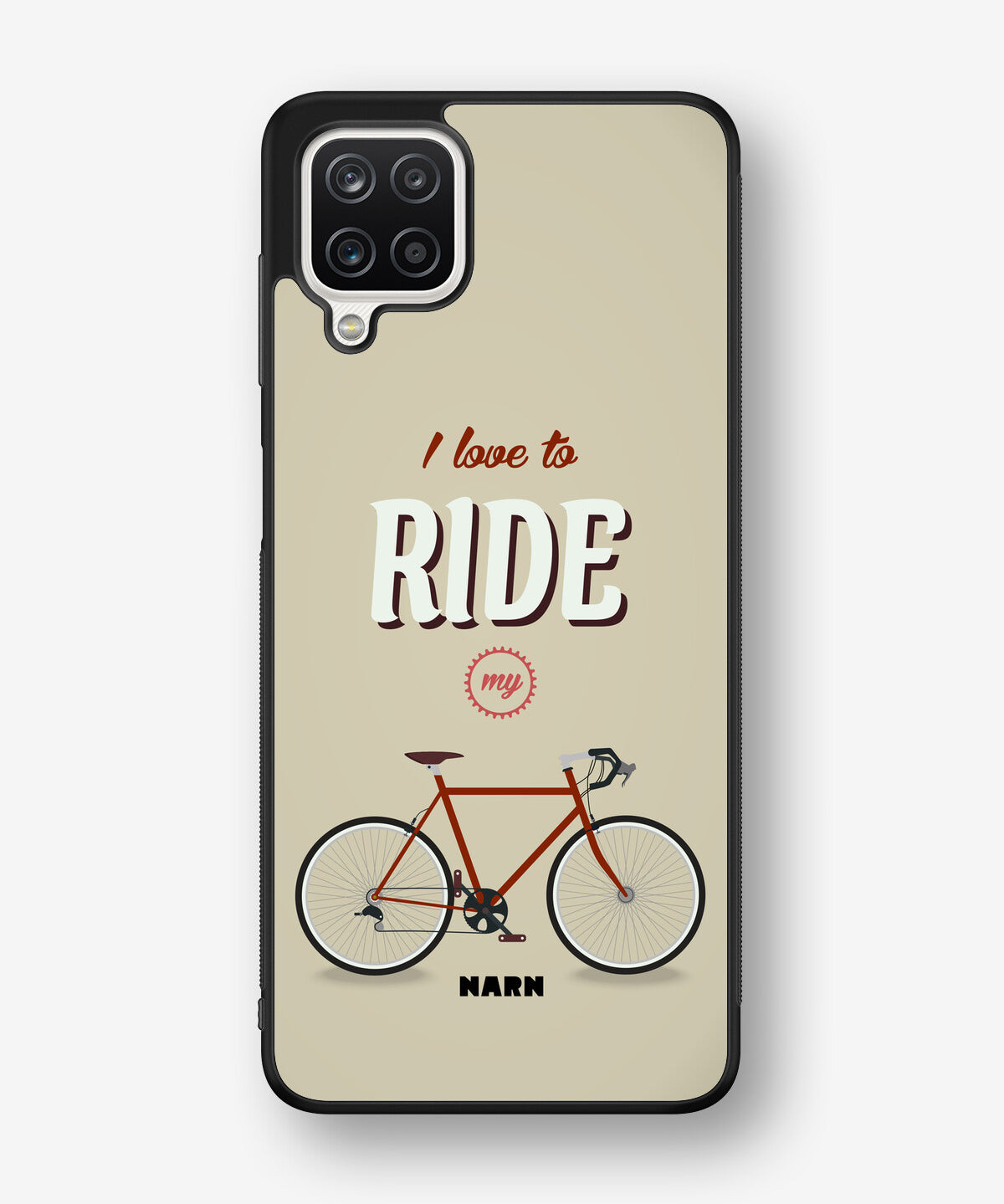 Samsung Galaxy A12 Hard Case – Ride My Bicycle - View 1
