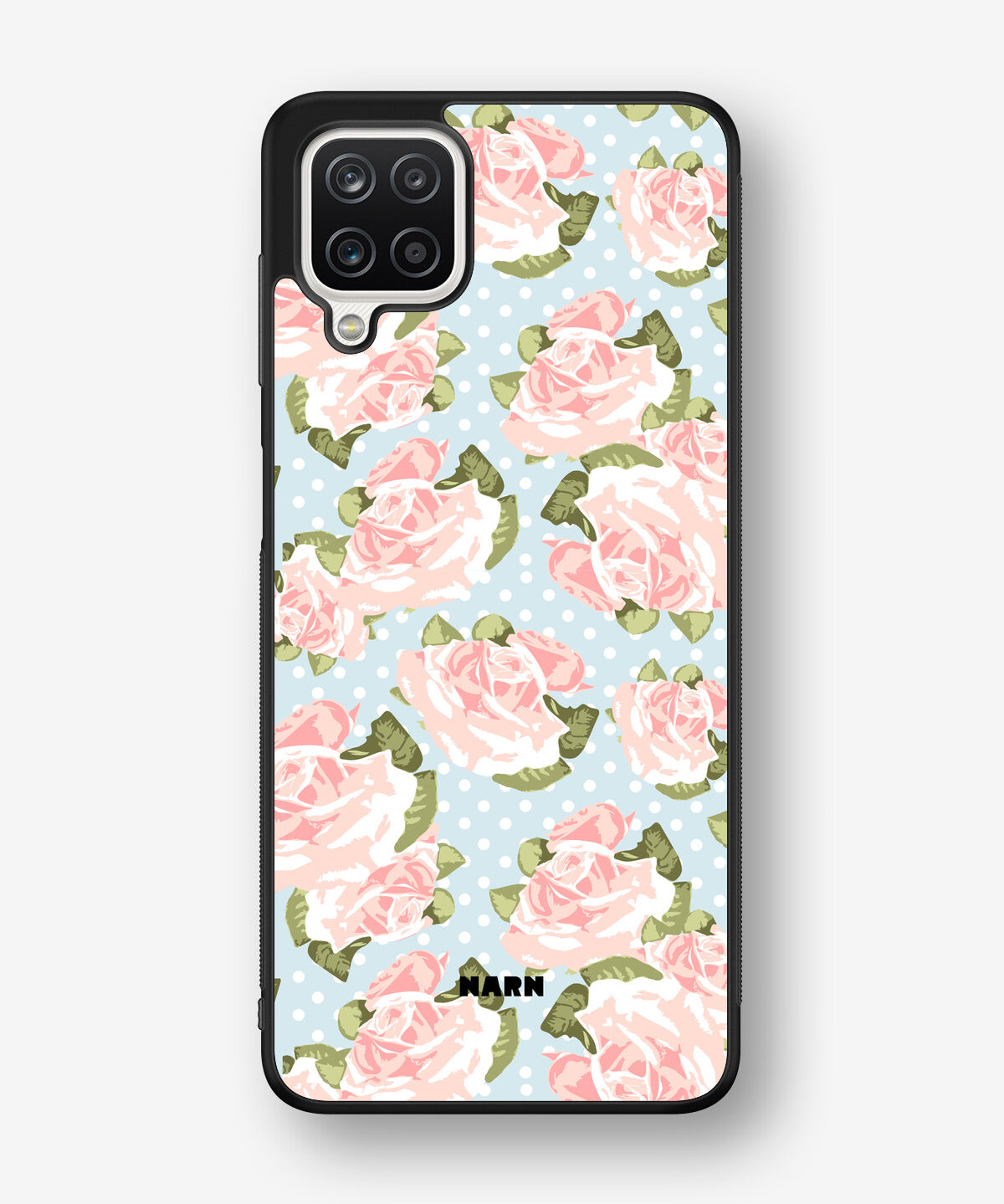 Samsung Galaxy A12 Hard Case – Rose Garden - View 1