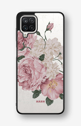 Samsung Galaxy A12 Hard Case – Roses - View 1