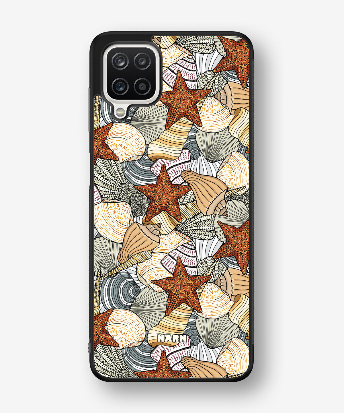 Samsung Galaxy A12 Hard Case – Sea Shells - View 1