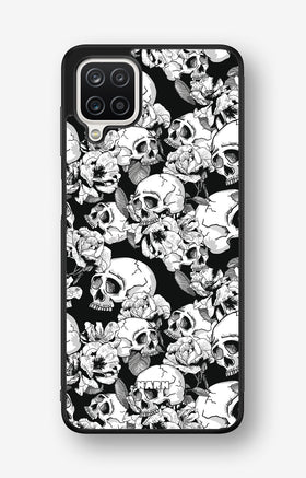 Samsung Galaxy A12 Hard Case – Skull Garden - View 1