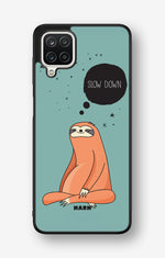 Samsung Galaxy A12 Hard Case – Slow Down Sloth - View 1