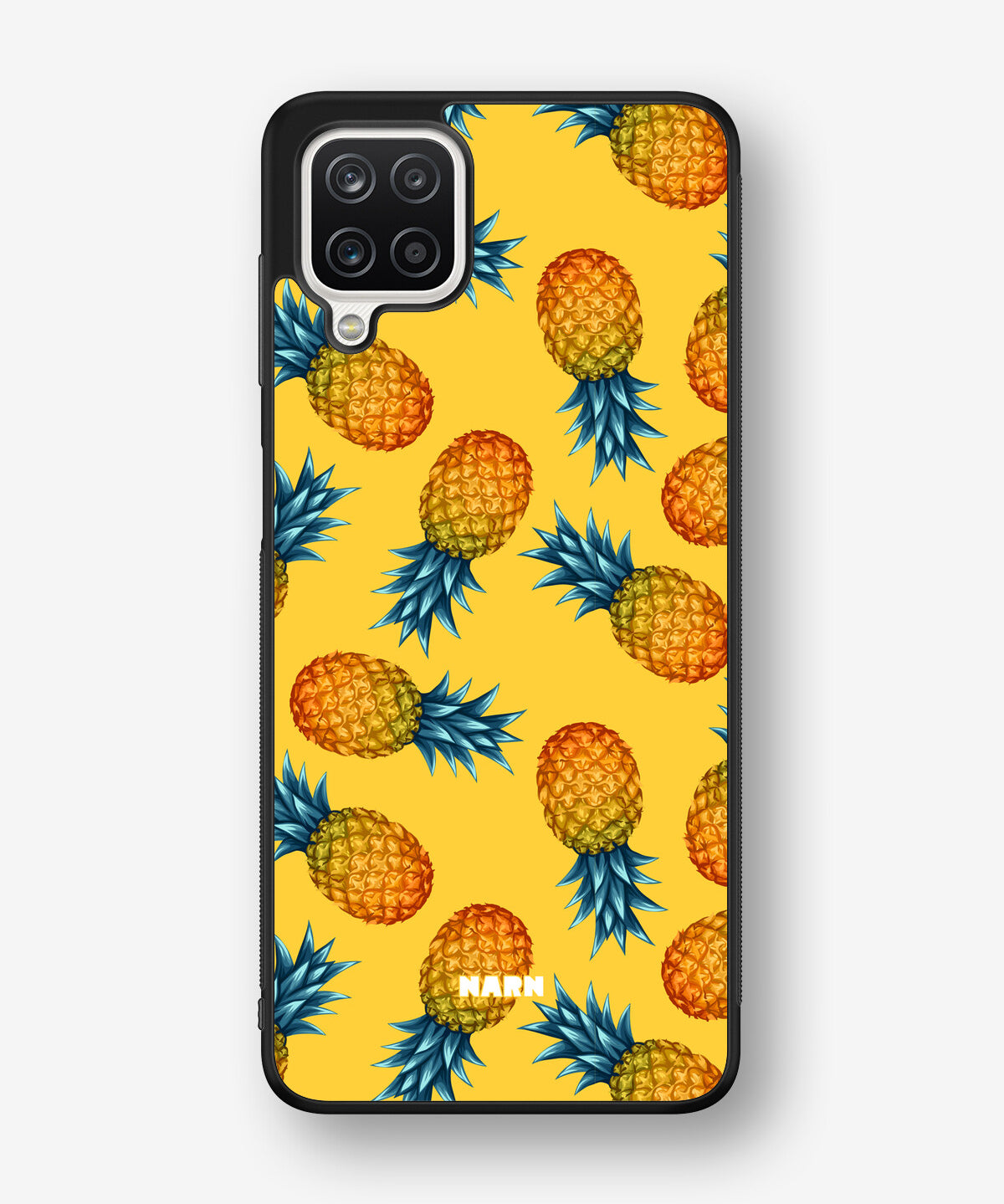 Samsung Galaxy A12 Hard Case – Sunny Pineapple - View 1