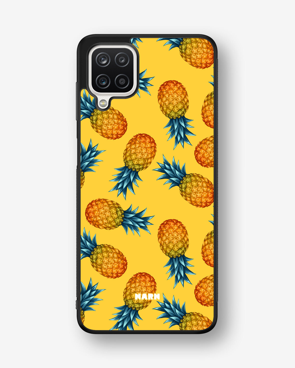 Samsung Galaxy A12 Hard Case – Sunny Pineapple - View 1