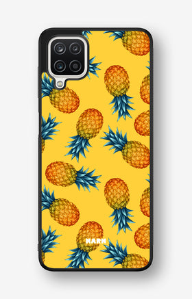 Samsung Galaxy A12 Hard Case – Sunny Pineapple - View 1