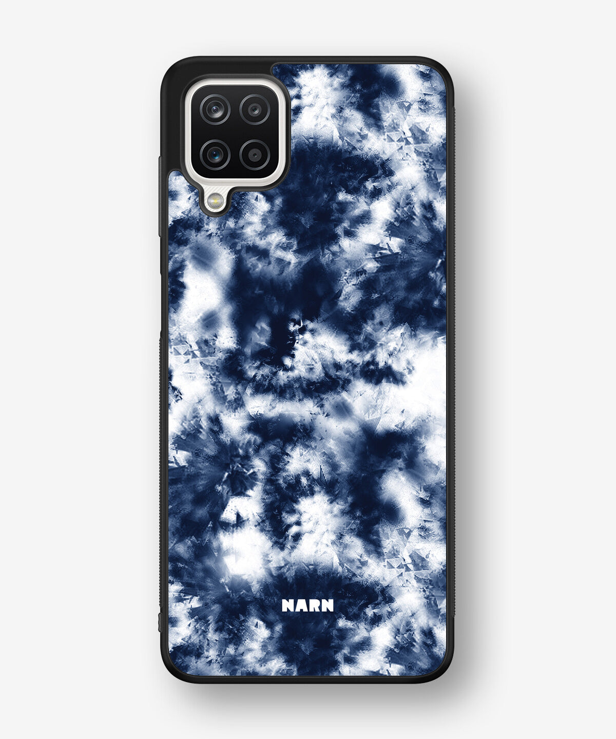 Samsung Galaxy A12 Hard Case – Tie Dye Blue - View 1