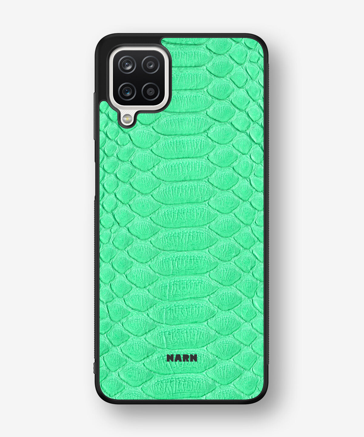 Samsung Galaxy A12 Hard Case – Turquoise Snake - View 1