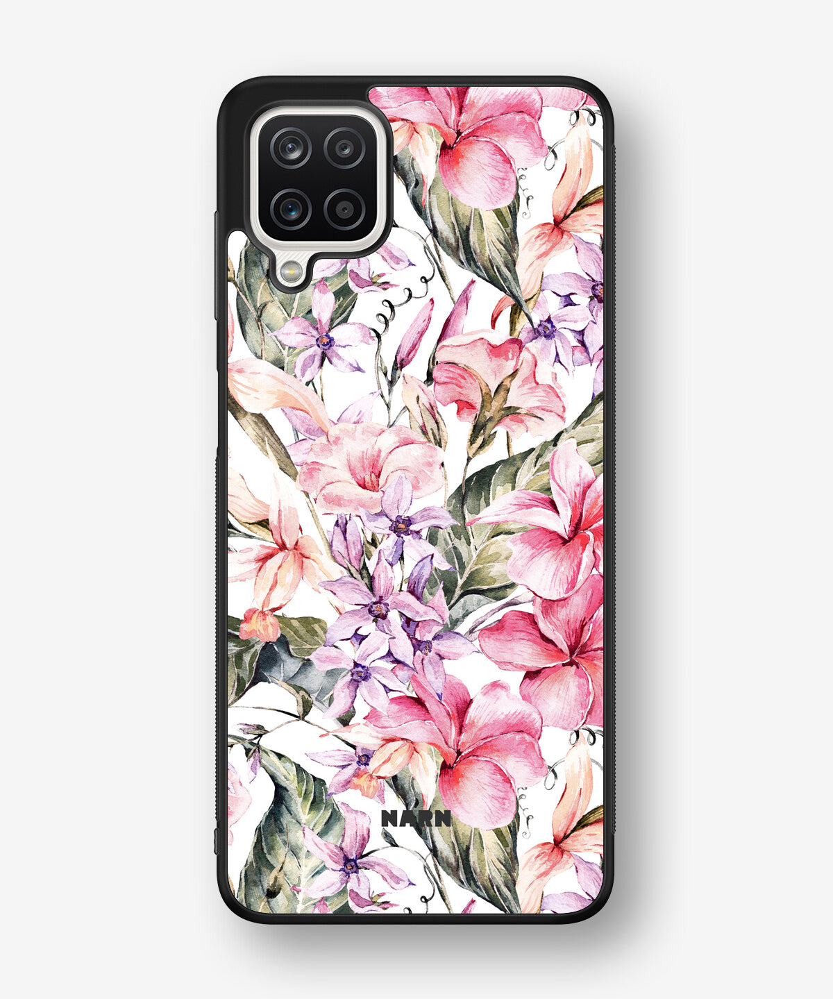 Samsung Galaxy A12 Hard Case – Watercolor Flowers - View 1