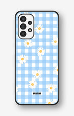 Samsung Galaxy A13 Hard Case – Blue Daisies - View 1