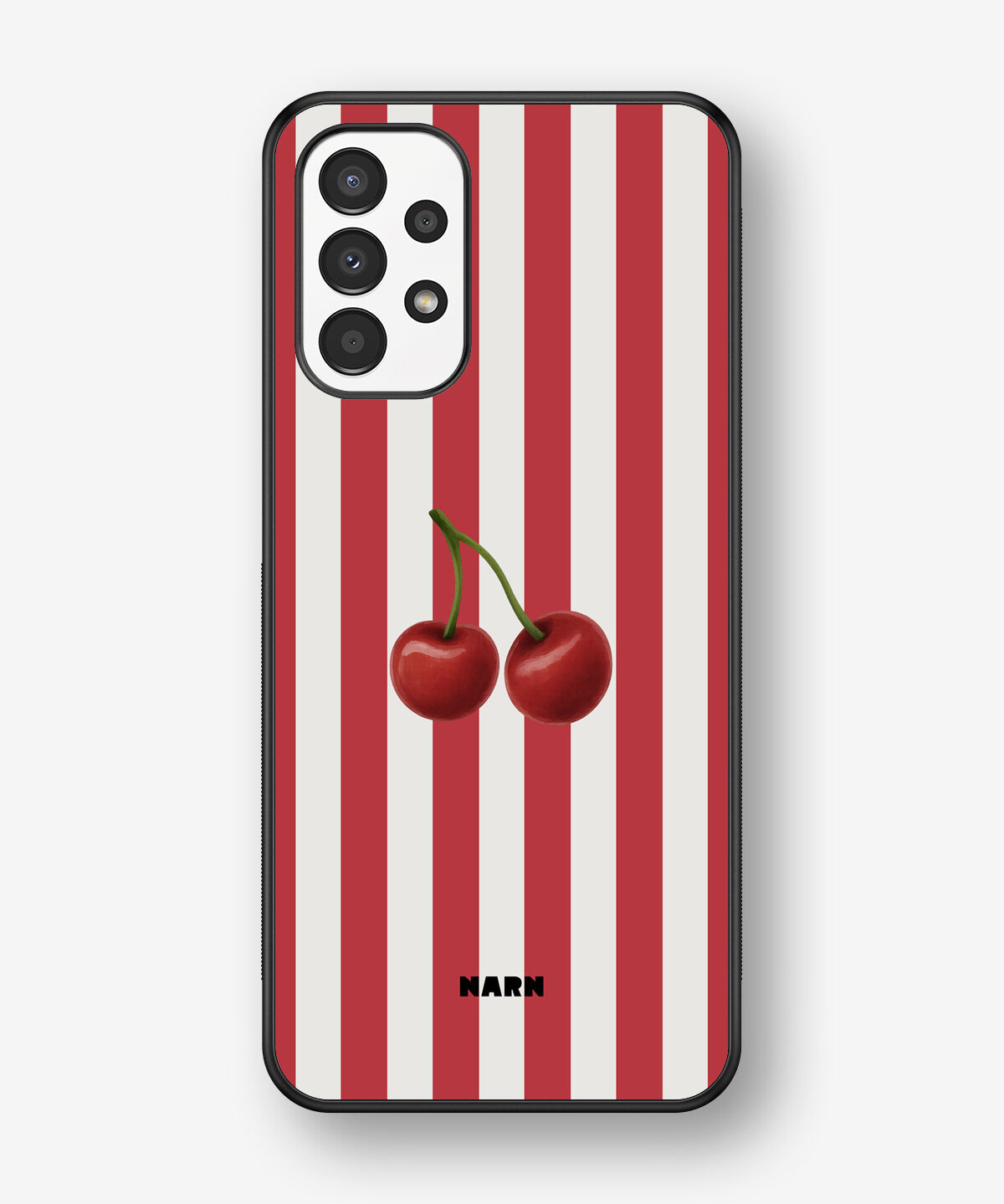 Samsung Galaxy A13 Hard Case – Cherry Stripes - View 1