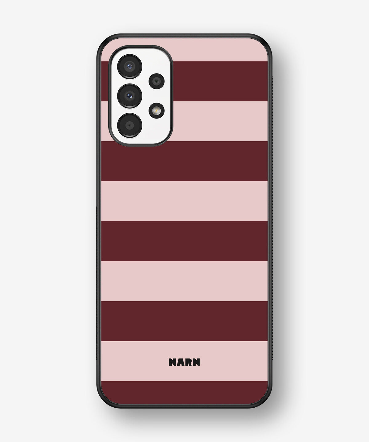 Samsung Galaxy A13 Hard Case – Cranberry Stripe - View 1