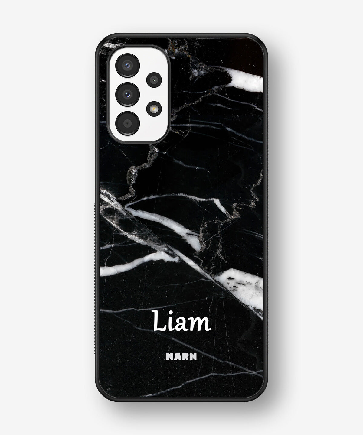 Samsung Galaxy A13 Hard Case – Custom - Black Marble - View 1