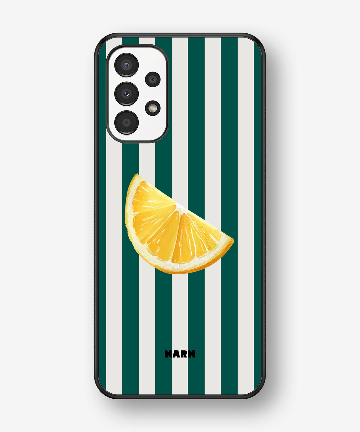 Samsung Galaxy A13 Hard Case – Lemon Stripes - View 1