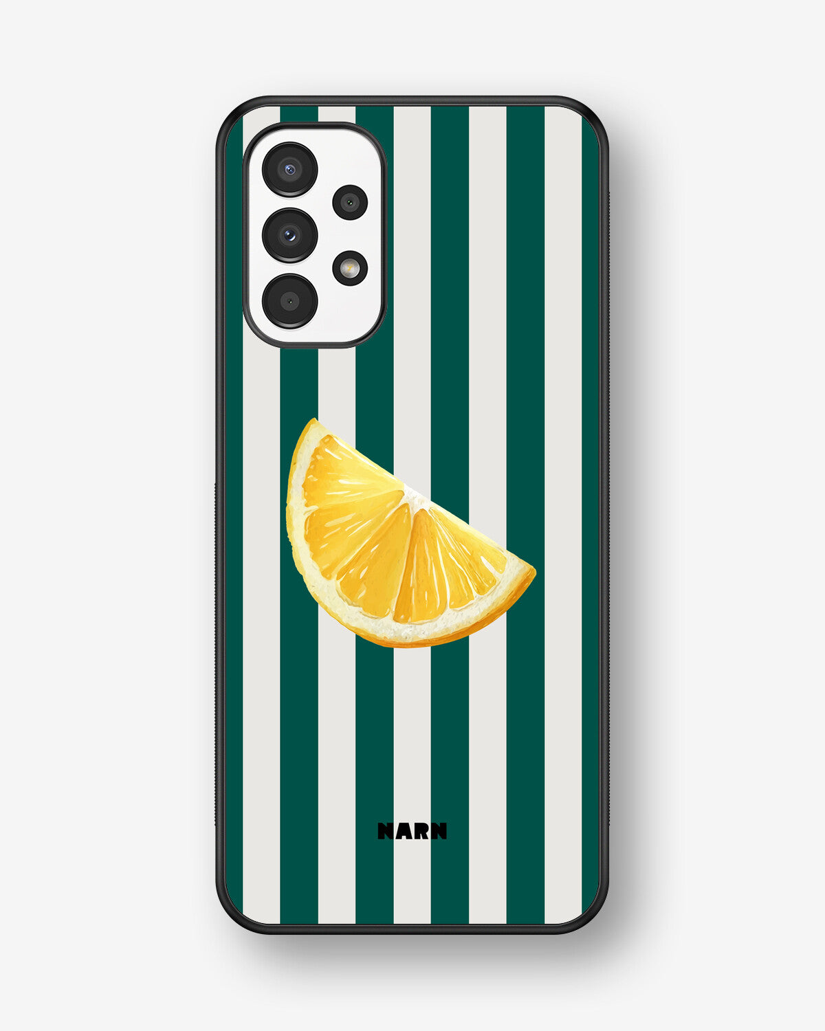 Samsung Galaxy A13 Hard Case – Lemon Stripes - View 1