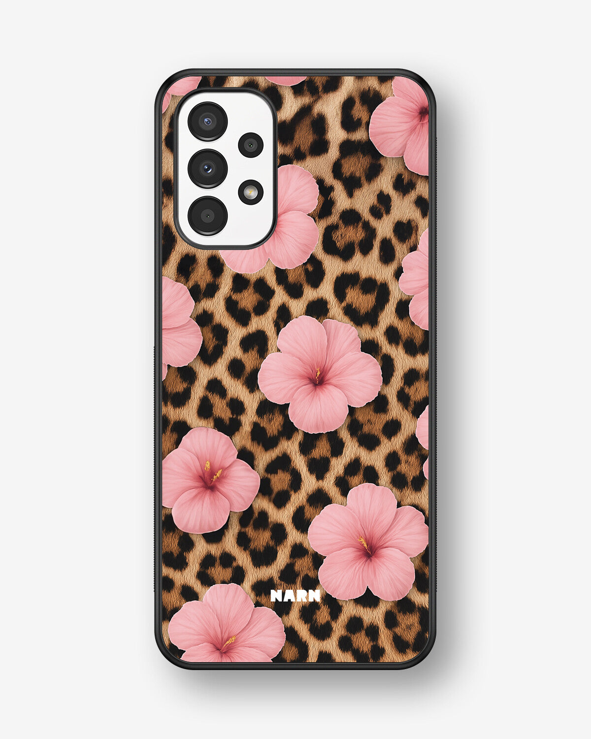 Samsung Galaxy A13 Hard Case – Leopard Flower - View 1