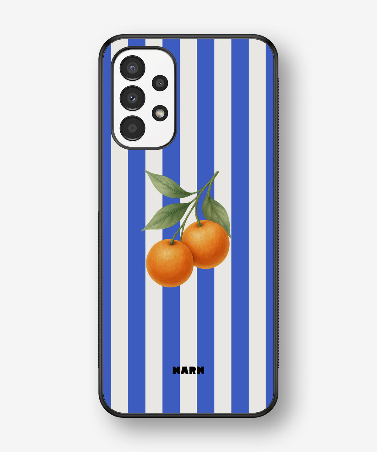 Samsung Galaxy A13 Hard Case – Orange Stripes - View 1