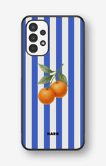 Samsung Galaxy A13 Hard Case – Orange Stripes - View 1