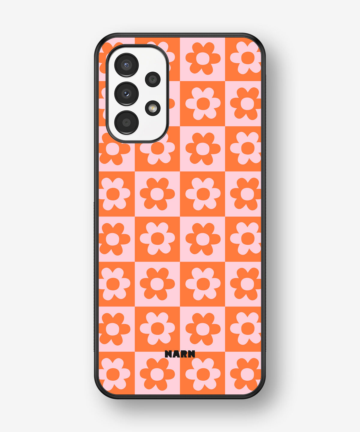 Samsung Galaxy A13 Hard Case – Peach Petals - View 1