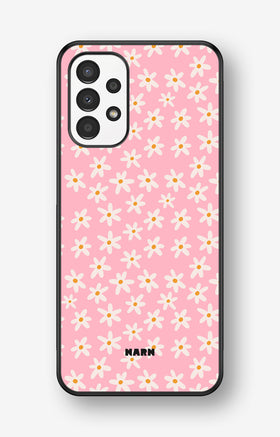 Samsung Galaxy A13 Hard Case – Pink Daisy - View 1