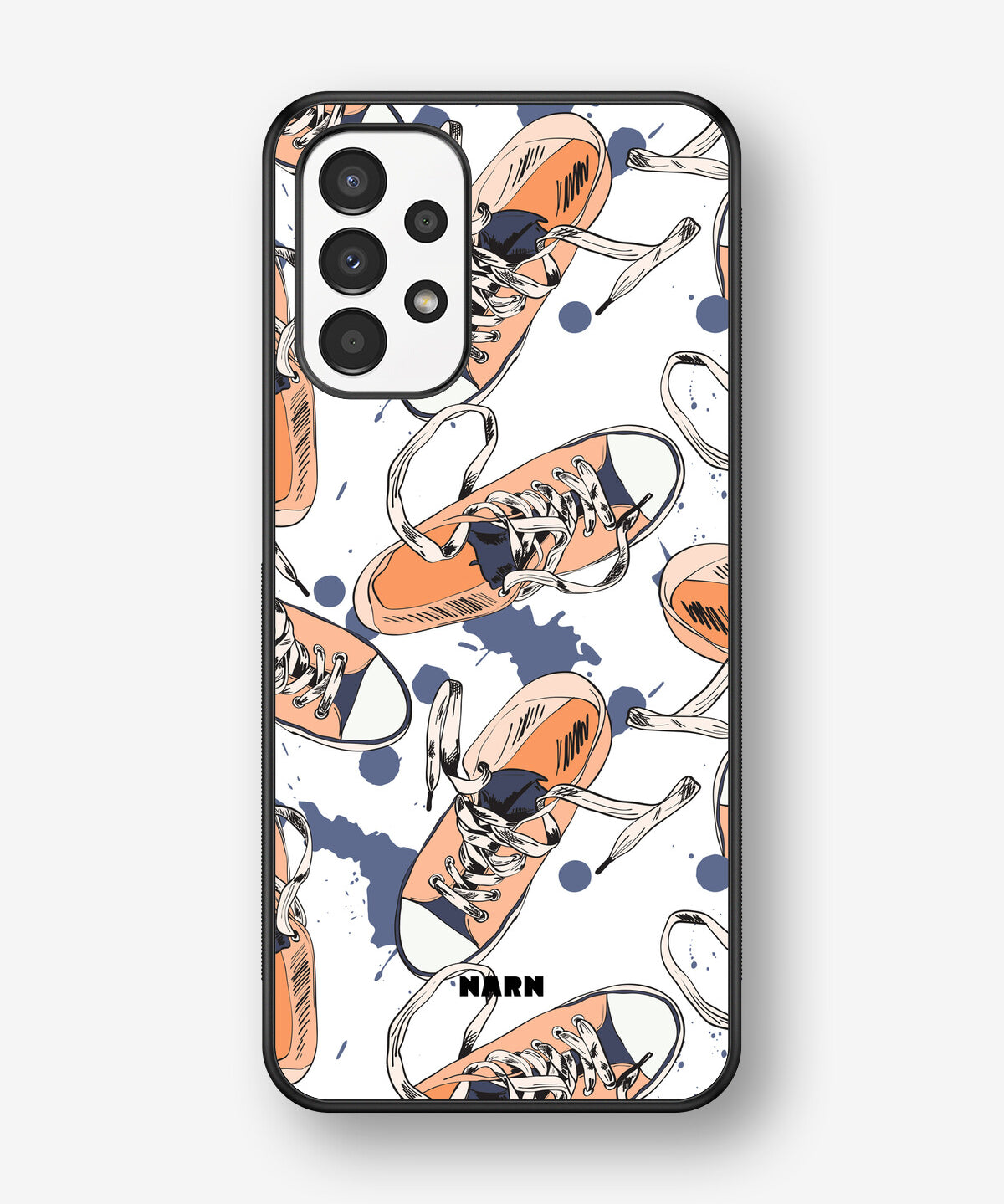 Samsung Galaxy A13 Hard Case – Apricot Sneakers - View 1
