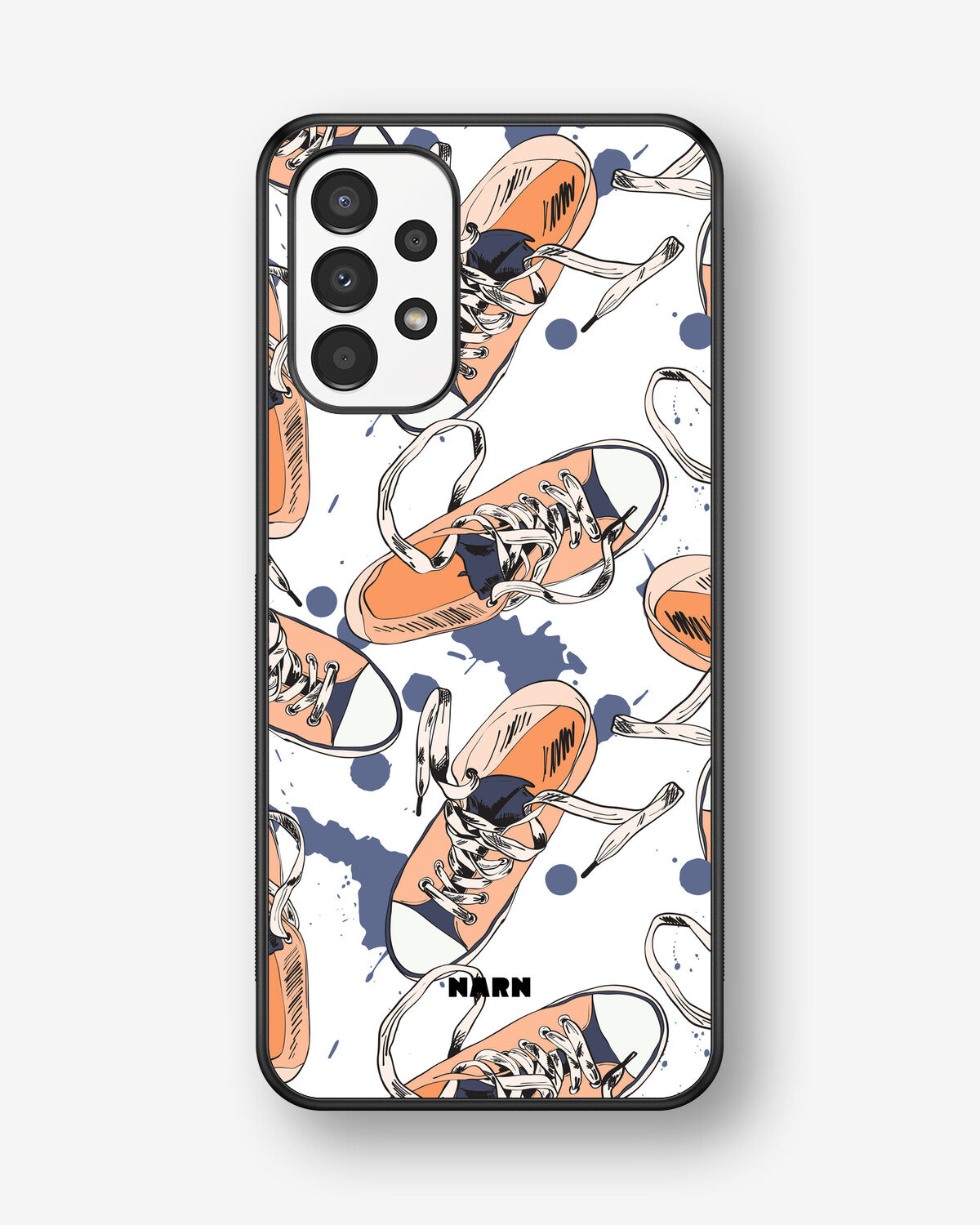 Samsung Galaxy A13 Hard Case – Apricot Sneakers - View 1
