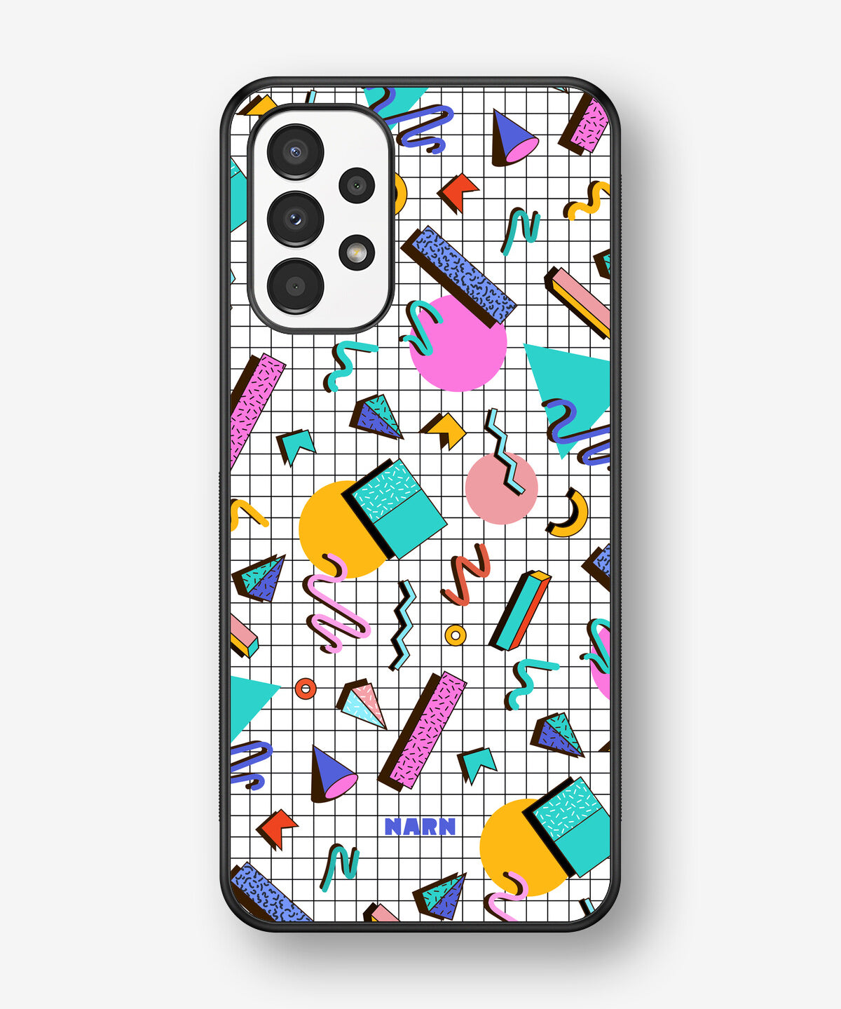 Samsung Galaxy A13 Hard Case – 80s Memphis - View 1