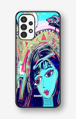Samsung Galaxy A13 Hard Case – Abstract Cat - View 1