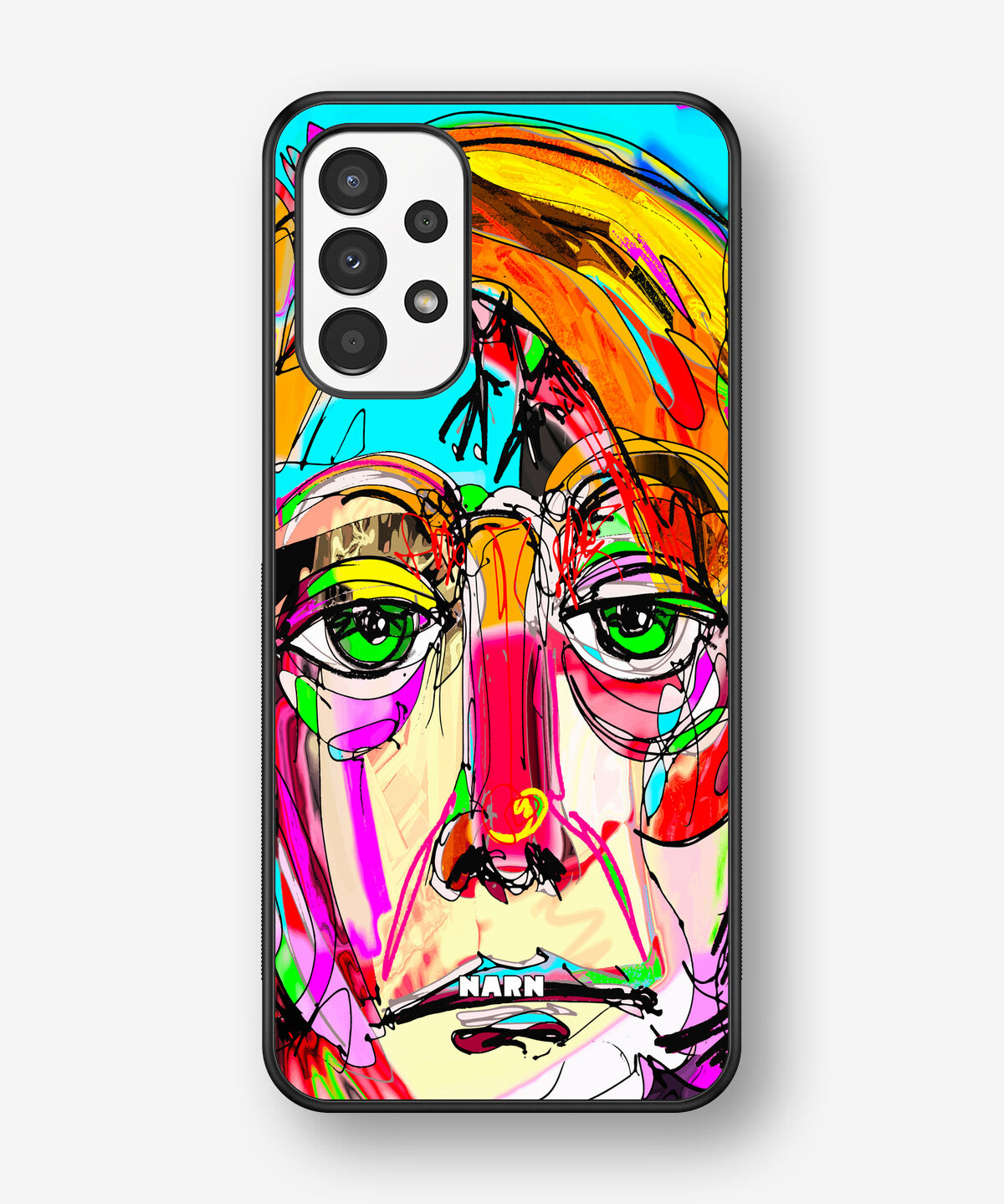 Samsung Galaxy A13 Hard Case – Abstract Portrait - View 1
