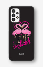 Samsung Galaxy A13 Hard Case – Beach Flamingo - View 1