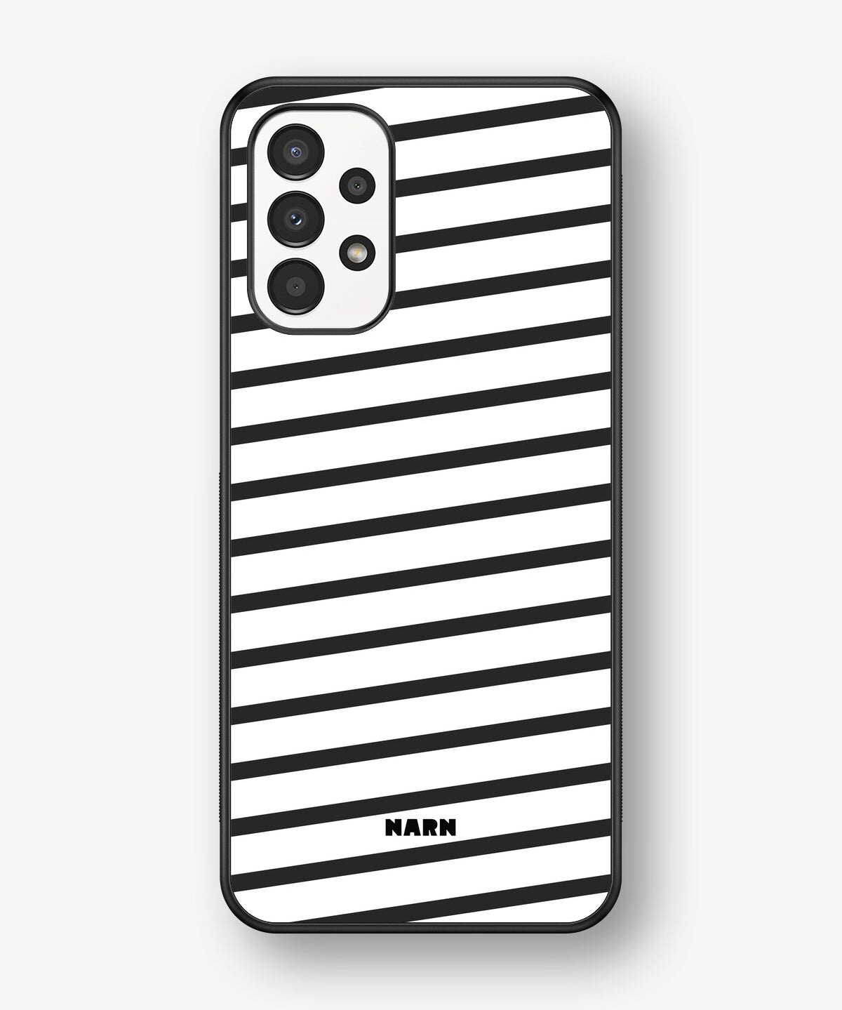 Samsung Galaxy A13 Hard Case – Black Stripes - View 1